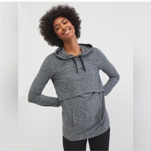 Motherhood Maternity Gray Women's Hooded Top